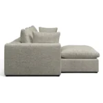 Ringer Harbor Grey 3 Seater with Ottoman - Image 5