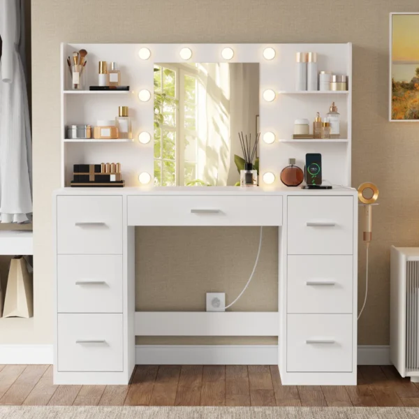 Gina White Dressing Table