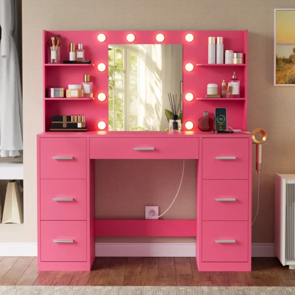 Gina Pink Dressing Table
