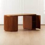 Ruggy Alder Brown Office Desk