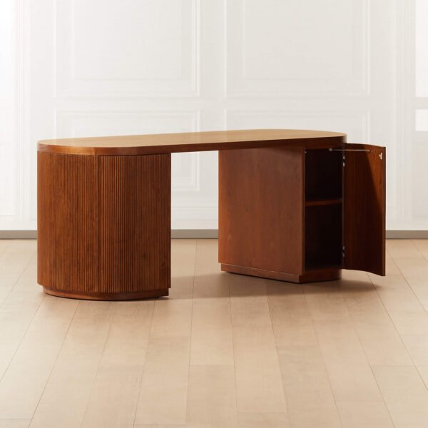 Ruggy Alder Brown Office Desk