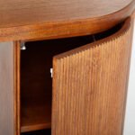 Ruggy Alder Brown Office Desk - Image 5