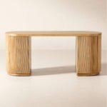 Ruggy Brown Office Desk - Image 6