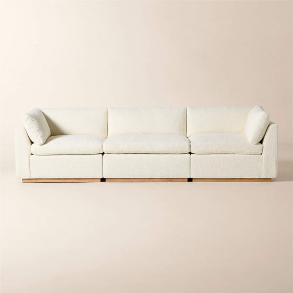 Seka white 3 Seater
