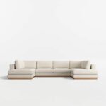 Wamo Ivory U-Sectional Sofa