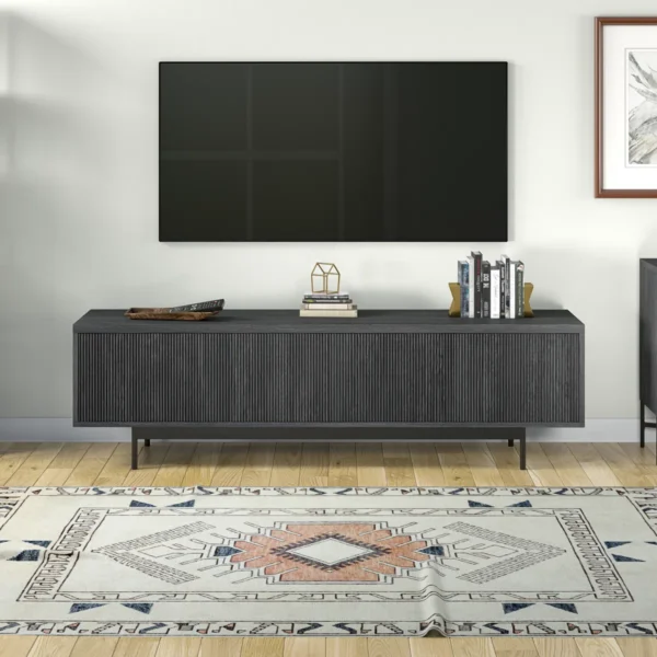 Londa 7 feet Charcoal Tv Stand