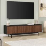 Londa 7 feet Walnut Tv Stand - Image 3