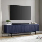 Londa 7 feet Cyan Blue Tv Stand