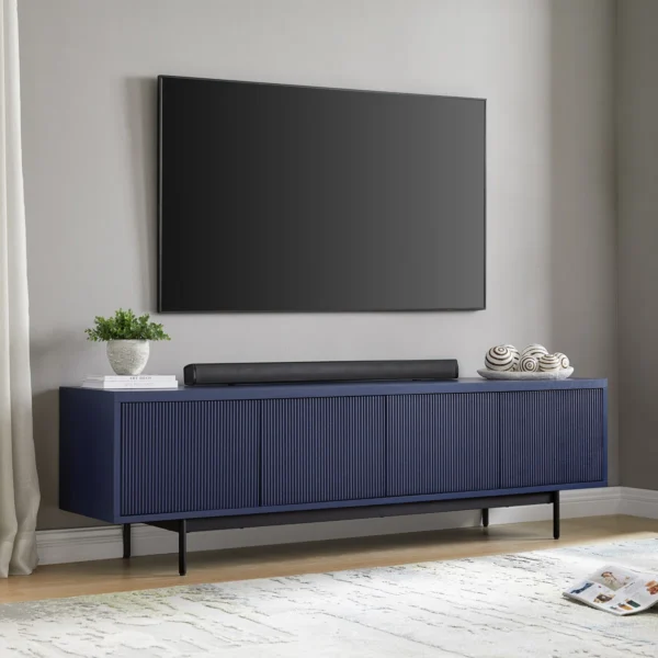 Londa 6 feet Cyan Blue Tv Stand