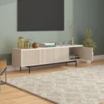 Londa 7 feet Alder White Tv Stand - Image 6