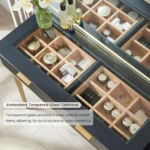 Rembo Dark Grey Dressing Table - Image 3