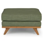 Arbour Basil Green Ottoman - Image 5