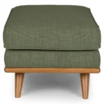 Arbour Basil Green Ottoman - Image 7