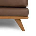 Arbour Mocha (leather) Ottoman - Image 3