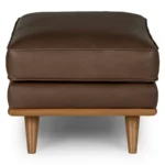 Arbour Mocha (leather) Ottoman - Image 6