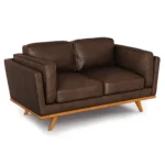 Arbour Mocha (faux leather) 2 Seater - Image 5