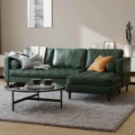 Mesh Juniper Green (tufted leather) L-Seat - Image 2