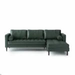 Mesh Juniper Green (tufted leather) L-Seat