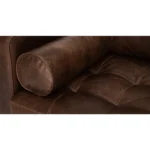 Mesh Mocha (tufted leather) L-Seat - Image 2
