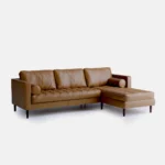 Mesh Tan (tufted faux leather) L-Seat