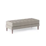 Mesh Stone Grey (tufted) Bench