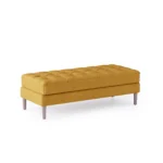 Mesh Canary Yellow (tufted) Bench