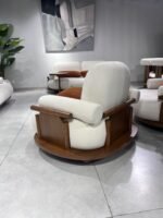 Boucle fabric 5 seater - Image 2