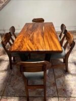 Rein 6 Seater Hardwood Set - Image 2