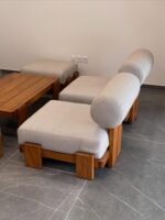 Shua 4 seater set with ottoman and table - Image 2