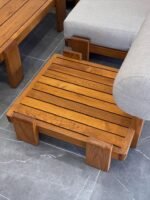 Shua 4 seater set with ottoman and table - Image 3