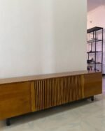 Brahim 6ft hardwood tv stand - Image 3